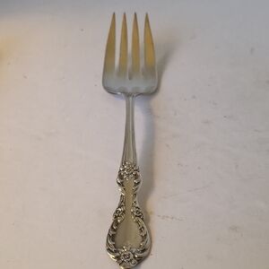International Silver Grand Elegance , silver plate 1959 cold meat Serving Fork